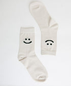 Smiley Face Crew Socks