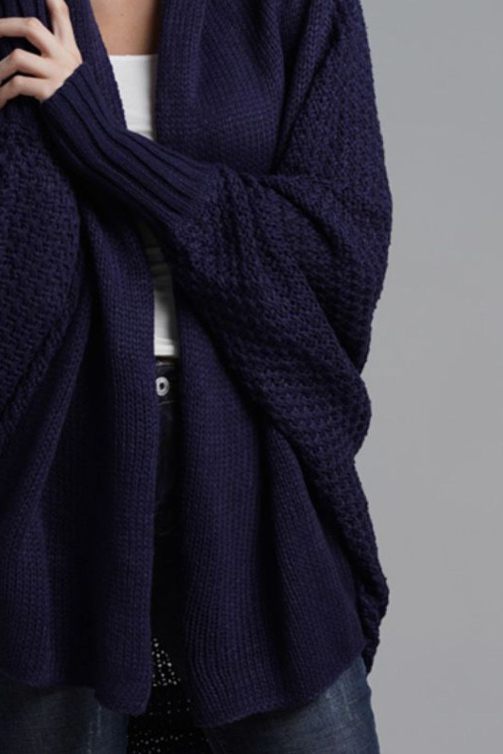 Open Front Batwing Sleeve Cardigan - Body By J'ne