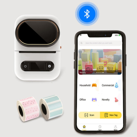 Handheld Thermal Bluetooth Labeling Machine Plastic Printer - Body By J'ne