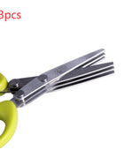 Tijeras de cocina multicapa Cuchillo de corte de acero inoxidable