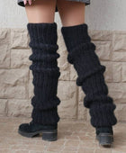 Mohair Long Tube Knitted Bunching Socks