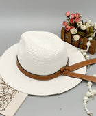 Wide Brim Paper Braided Hat - Body By J'ne