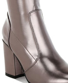 Halara Metallic Pleather Long Boots