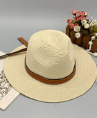 Wide Brim Paper Braided Hat - Body By J'ne