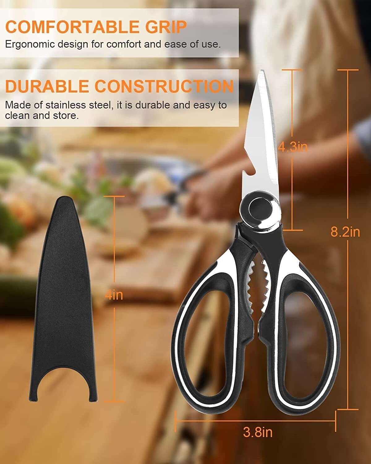 Kitchen Shears, Heavy Duty - Body By J'ne