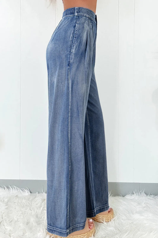 High Waist Wide Leg Jeans - Body By J'ne