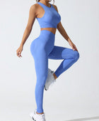 Round Neck Tank and High Waist Leggings Active Set