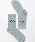 Smiley Face Crew Socks