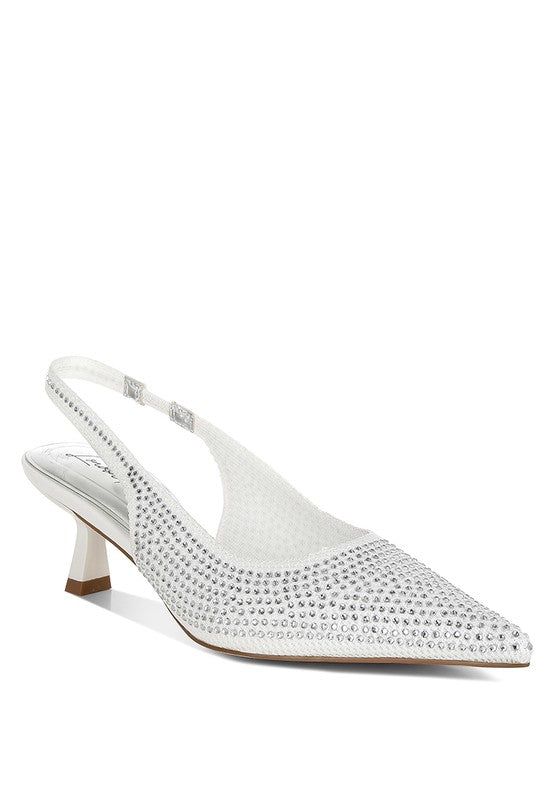 Julep Flyknit Rhinestone Slingback Sandals - Body By J'ne