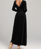 Velvet Square Neck Long Sleeve Dress