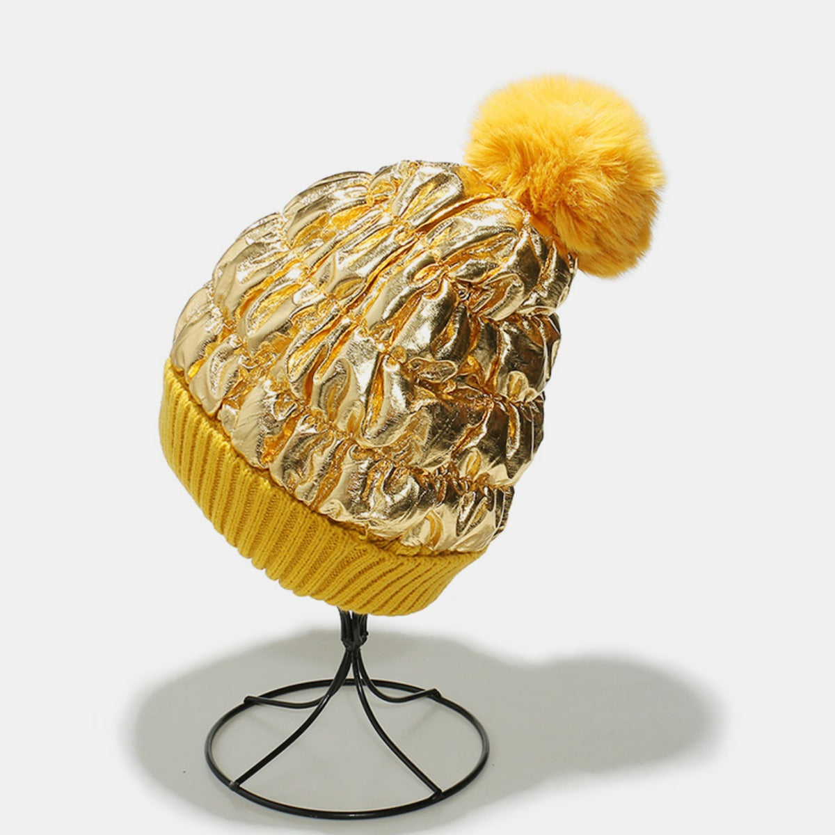 Thermal Knit Hat with Pompom - Body By J'ne