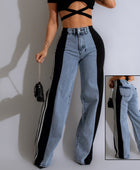 High Waist Straight Leg Trousers