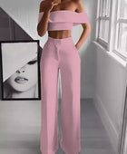 Fierce Cropped Top + Long Trousers Set - Body By J'ne