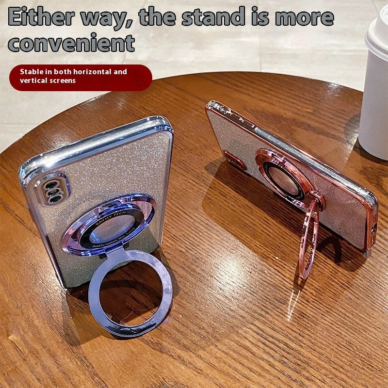 Electroplating Phone Case Magnetic Bracket A16 Gradient - Body By J'ne