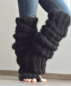 Mohair Long Tube Knitted Bunching Socks