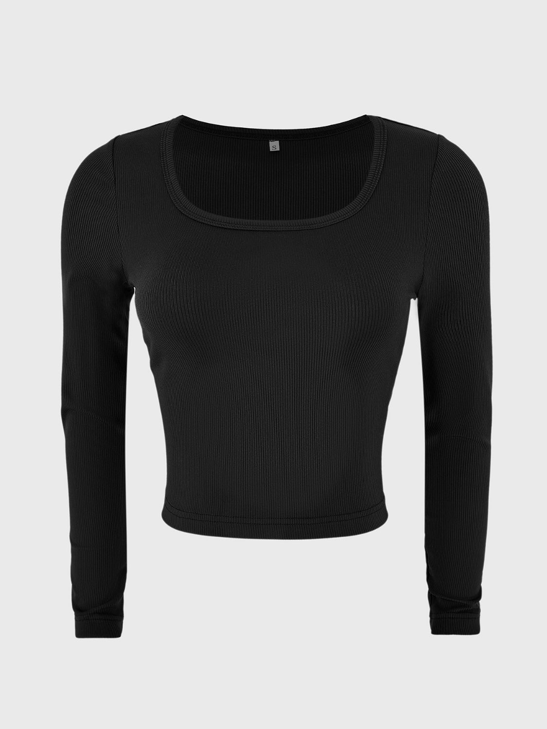 Scoop Neck Long Sleeve T-Shirt - Body By J'ne