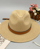 Wide Brim Paper Braided Hat - Body By J'ne