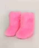 Thermal Fuzzy Platform Boots