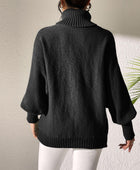 Turtleneck Long Sleeve Sweater