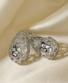 Stainless Steel Teardrop Hollowed Earrings - Body By J'ne