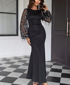 Sequin Round Neck Maxi Dress - Body By J'ne