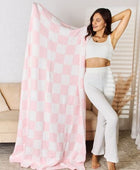 Cuddley Checkered Decorative Throw Blanket - Body By J'ne