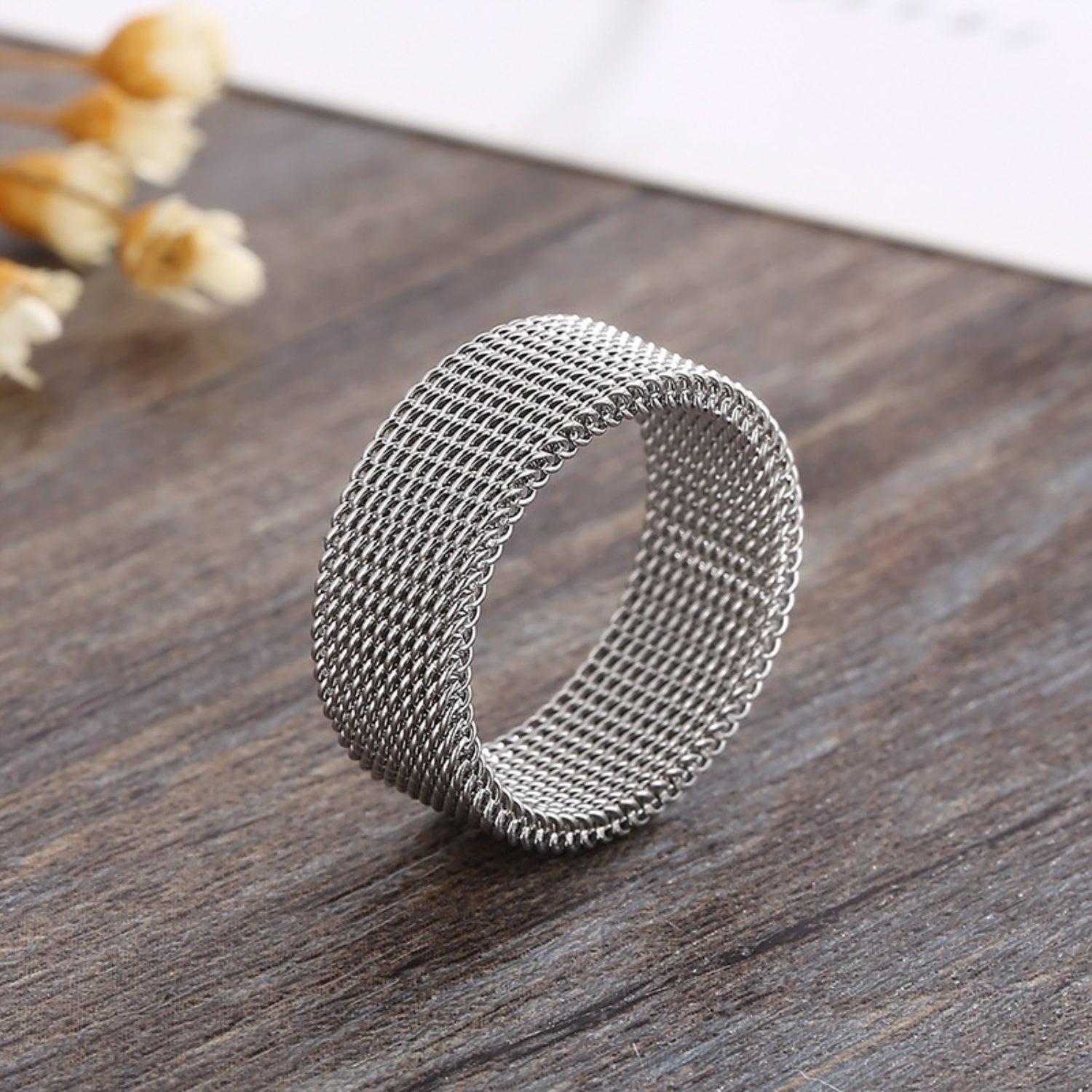 Weave Stainless Steel Ring - Body By J'ne