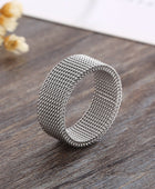 Weave Stainless Steel Ring - Body By J'ne