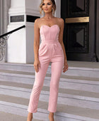 Sweetheart Neck Sleeveless Jumpsuit - Body By J'ne