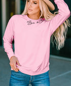 Pink Be Kind Sweatshirts Pink - Body By J'ne