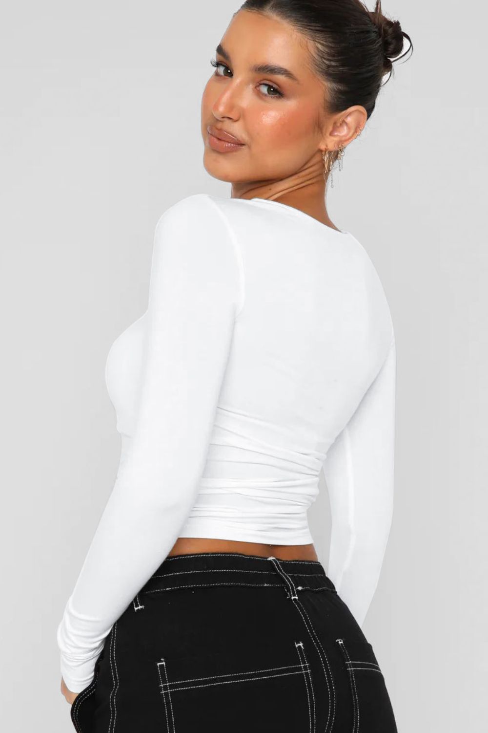 Round Neck Long-Sleeve Top - Body By J'ne