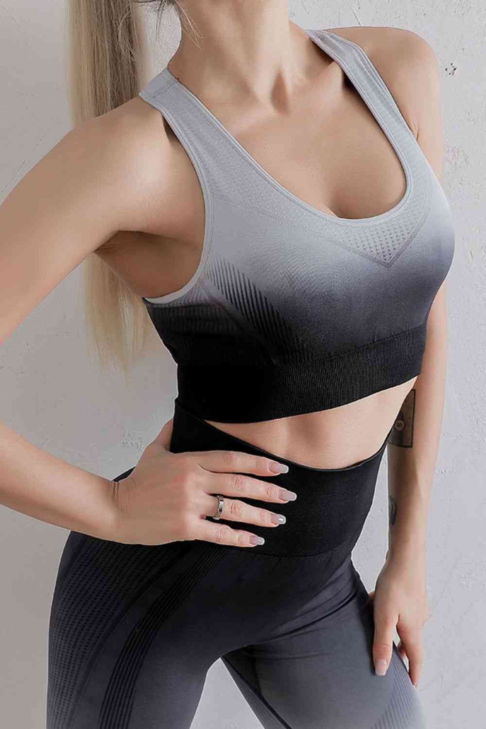 Gradient Sports Bra and Leggings Set - Body By J'ne