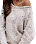 One Shoulder Long Sleeve Sweater - Body By J'ne