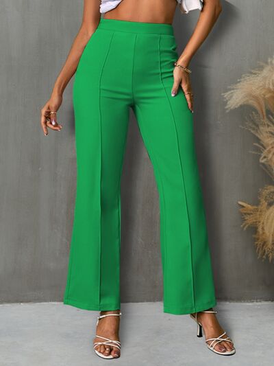 High Waist Straight Pants - Body By J'ne