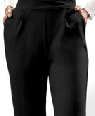 High Waist Straight Pants with Pockets - Body By J'ne