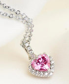 1 Carat Moissanite Heart Pendant Necklace - Body By J'ne