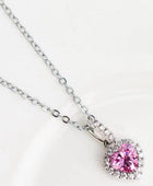 1 Carat Moissanite Heart Pendant Necklace - Body By J'ne