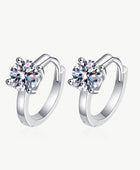 1 Carat Moissanite Huggie Earrings - Body By J'ne