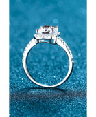 1 Carat Rectangle Moissanite Ring - Body By J'ne