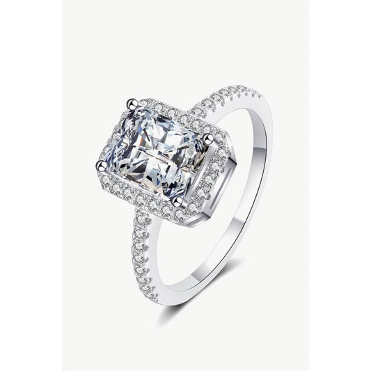 1 Carat Rectangle Moissanite Ring - Body By J'ne