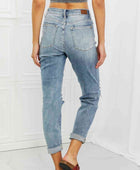 Malia Full Size Mid Rise Boyfriend Jeans - Body By J'ne