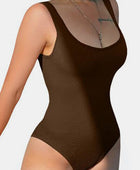 Wide Strap Square Neck Active Bodysuit - Body By J'ne