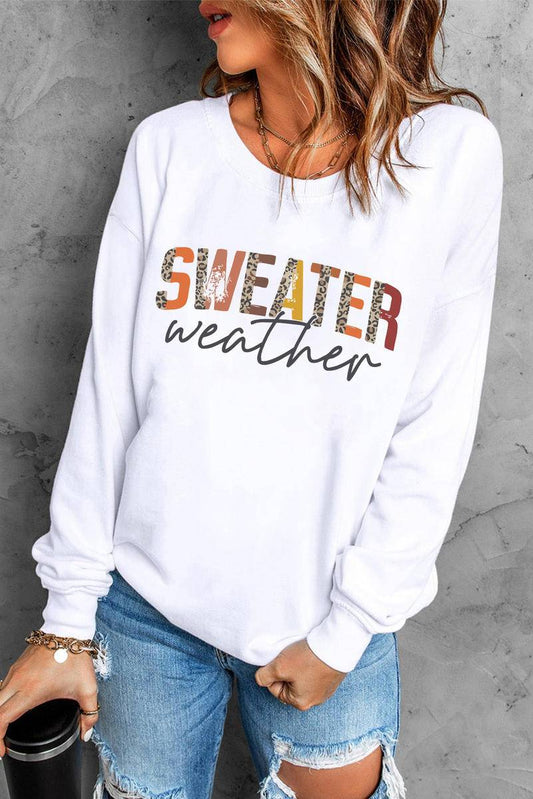 Sweater Weather Vibrant Monogram Sweatshirt - Body By J'ne