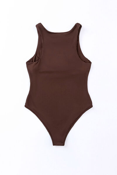 Round Neck Sleeveless Bodysuit - Body By J'ne