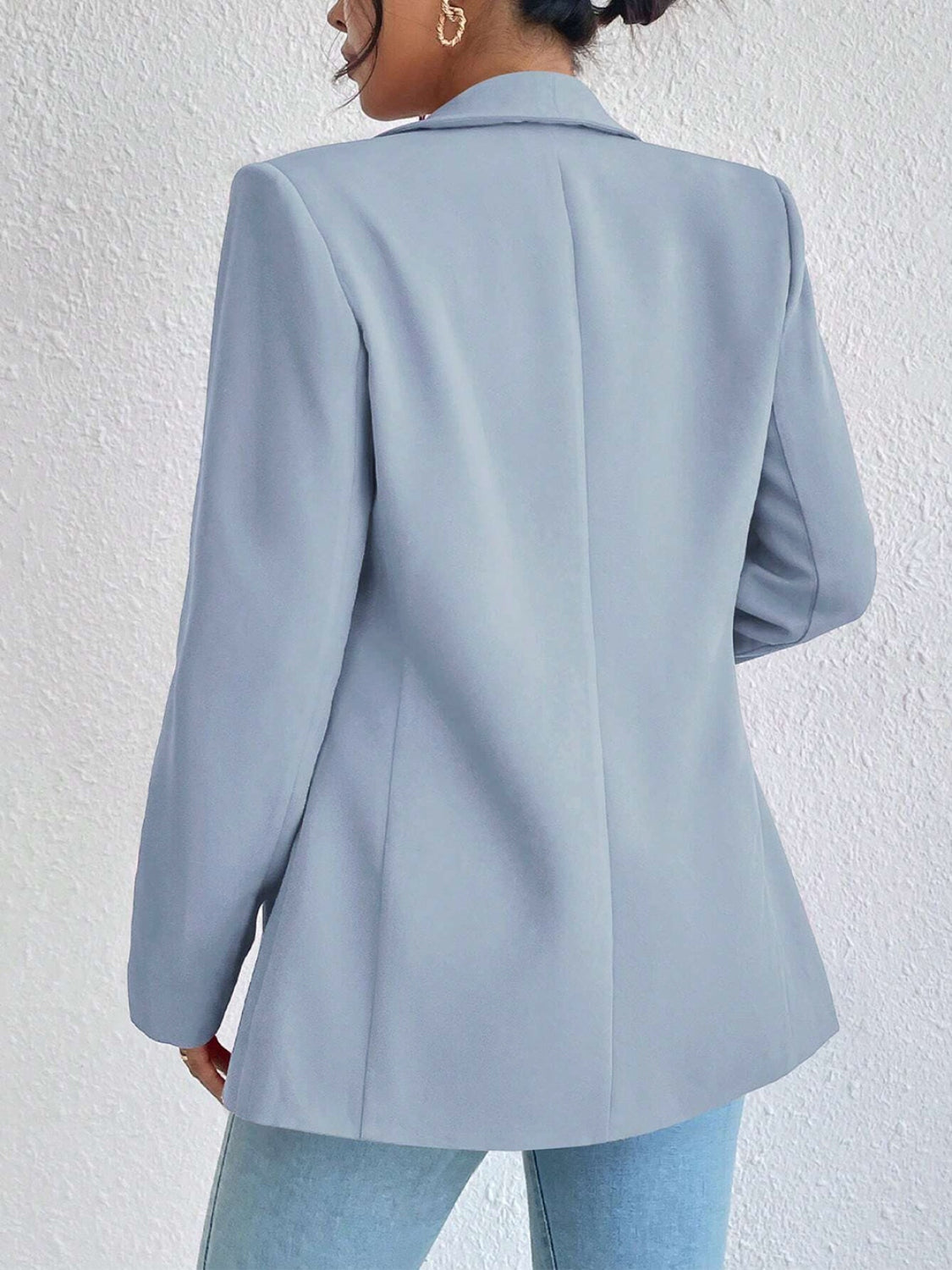 Shawl Collar Long Sleeve Blazer - Body By J'ne