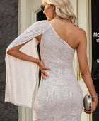 Sequin One Shoulder Mini Dress - Body By J'ne