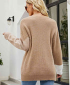 Color Block Round Neck Sweater - Body By J'ne