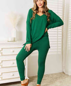 Lazy Days Full Size Long Sleeve Top and Leggings Set - Body By J'ne