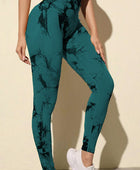 Printed High Waist Active Leggings - Body By J'ne