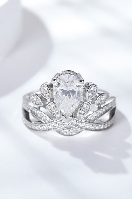 1.5 Carat Moissanite Crown-Shaped Ring - Body By J'ne